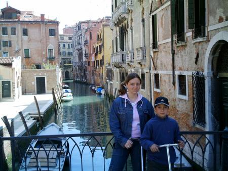 moi et mon frèr a venise